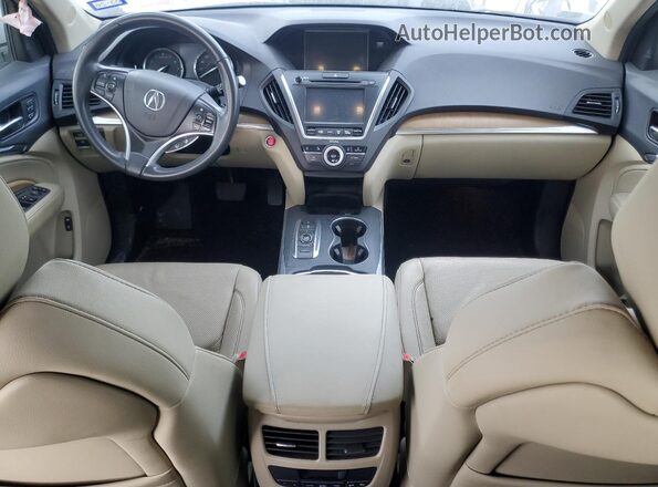 5J8YD3H54LL015680 2020 ACURA MDX White Dashboard view