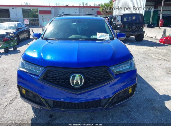 5J8YD4H02LL029426 2020 ACURA MDX Blue Vista del cuadro de instrumentos