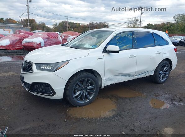 5J8YD4H08LL013716 2020 ACURA MDX White Вид спереду