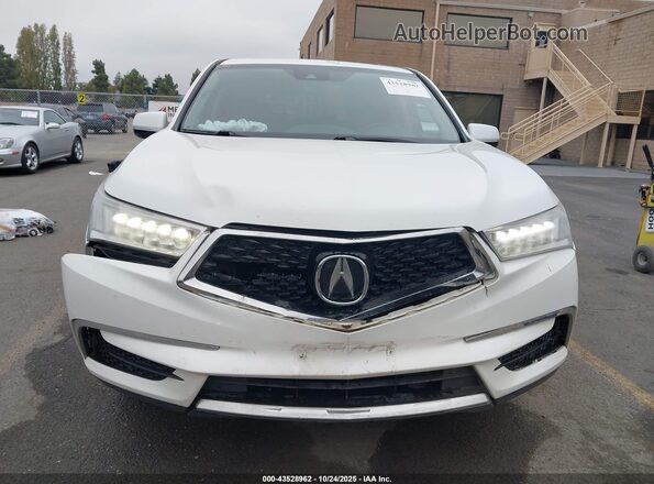 5J8YD4H34LL050191 2020 ACURA MDX White Widok zestawu wskaźników