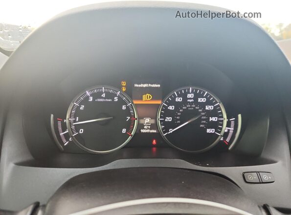 5J8YD4H37JL015495 2018 ACURA MDX Black 