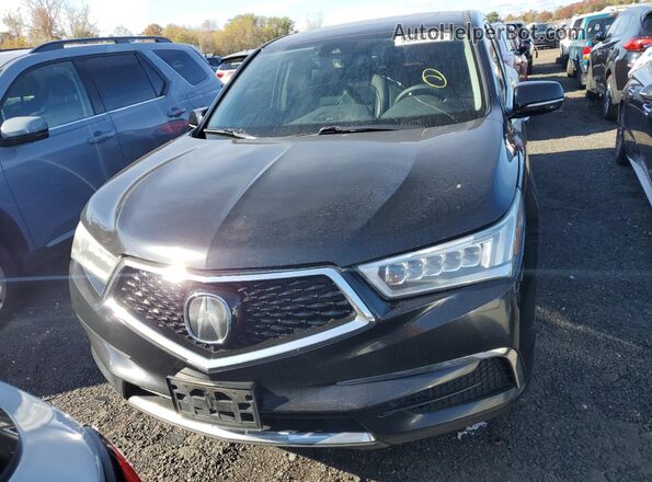 5J8YD4H37JL015495 2018 ACURA MDX Black 