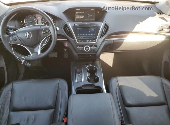 5J8YD4H38LL045981 2020 ACURA MDX Gray Вид панелі приладів