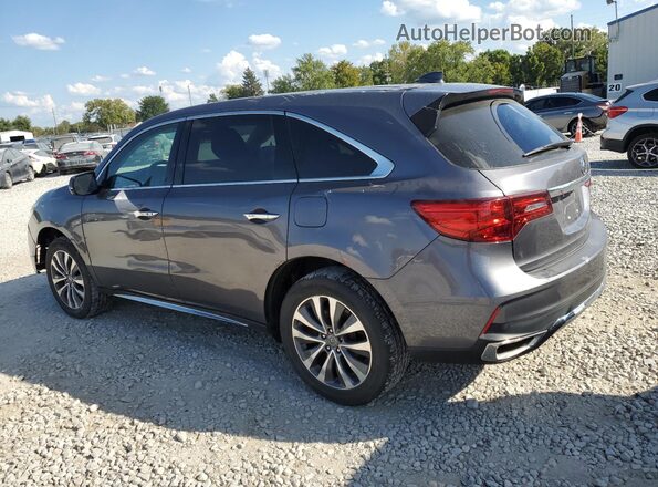 5J8YD4H38LL045981 2020 ACURA MDX Gray Задня ліва чверть