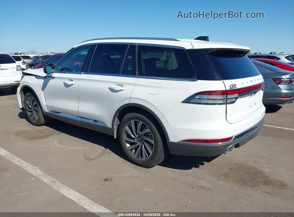 5LM5J6WC1SGL18168 2025 LINCOLN AVIATOR White Задня ліва чверть