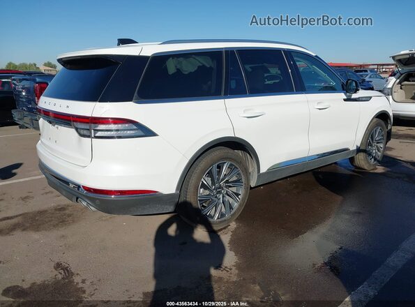 5LM5J6WC1SGL18168 2025 LINCOLN AVIATOR White Задня права чверть