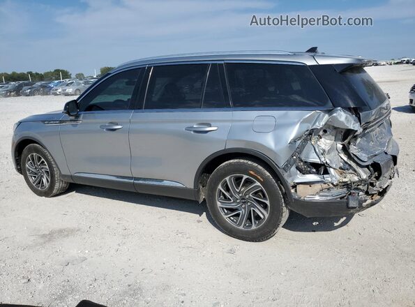 5LM5J6XC2MGL05897 2021 LINCOLN AVIATOR Silver Trasero izquierdo