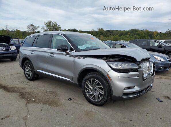 5LM5J6XC5RGL01124 2024 LINCOLN AVIATOR Silver Przód prawy