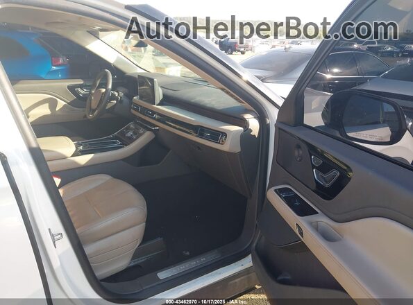 5LM5J7WC0LGL01787 2020 LINCOLN AVIATOR White Widok wnętrza z przodu