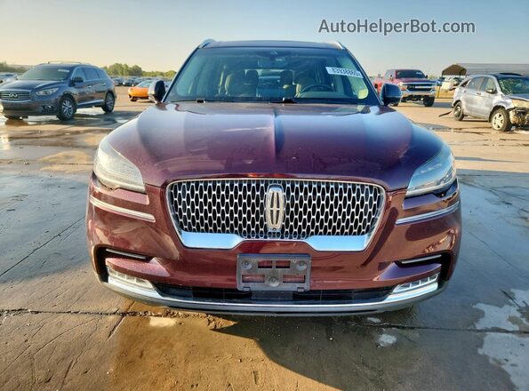 5LM5J7WC1LGL05976 2020 LINCOLN AVIATOR Burgundy Вид спереду