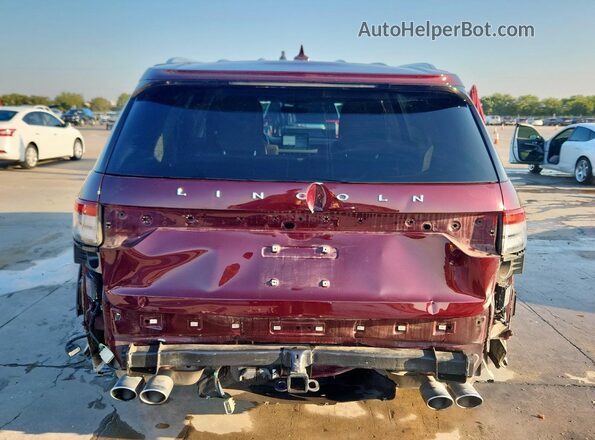 5LM5J7WC1LGL05976 2020 LINCOLN AVIATOR Burgundy Вид ззаду