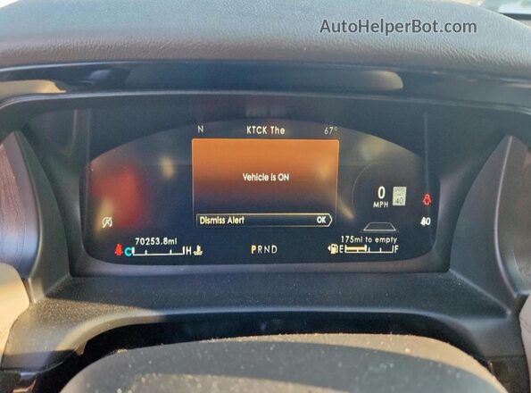 5LM5J7WC1LGL05976 2020 LINCOLN AVIATOR Burgundy Вид щитка приладів
