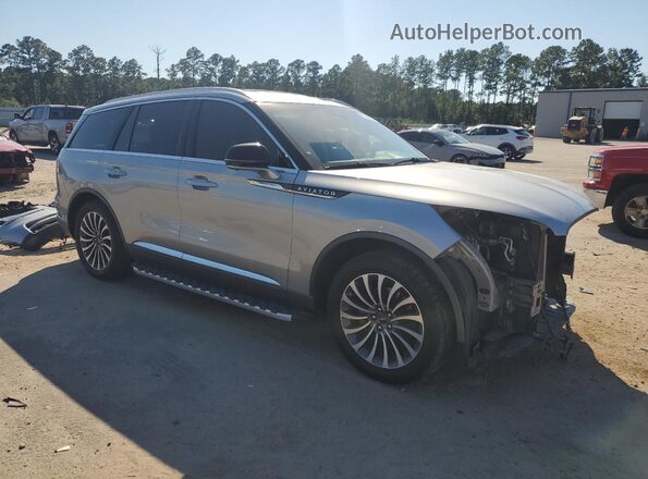 5LM5J7WC5LGL30265 2020 LINCOLN AVIATOR Silver Առջևի աջ
