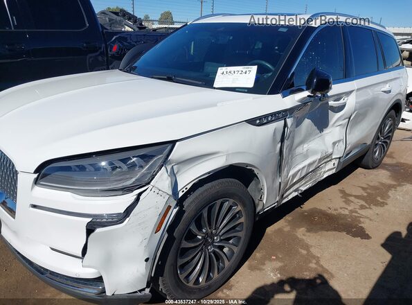 5LM5J7WC9NGL16436 2022 LINCOLN AVIATOR White წინა ხედი