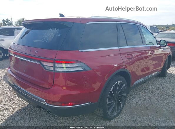 5LM5J7XC0MGL04124 2021 LINCOLN AVIATOR Red Հետևի աջ