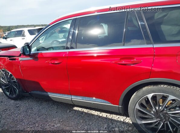5LM5J7XC0MGL04124 2021 LINCOLN AVIATOR Red Սալոնի 360 աստիճան տեսք