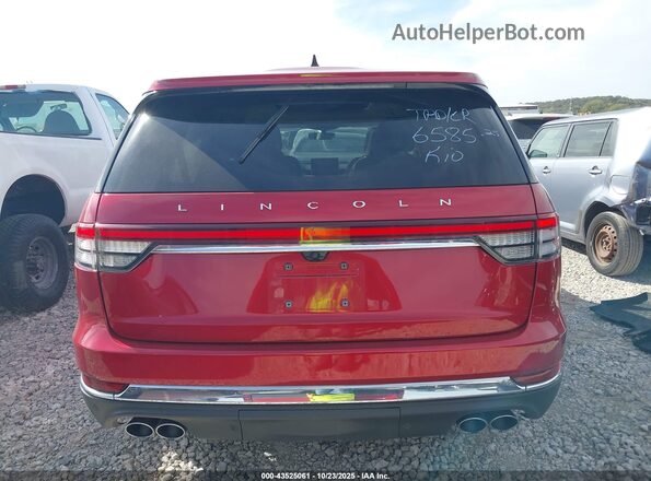5LM5J7XC0MGL04124 2021 LINCOLN AVIATOR Red 