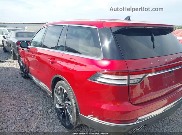 5LM5J7XC0MGL04124 2021 LINCOLN AVIATOR Red Հետևի ձախ