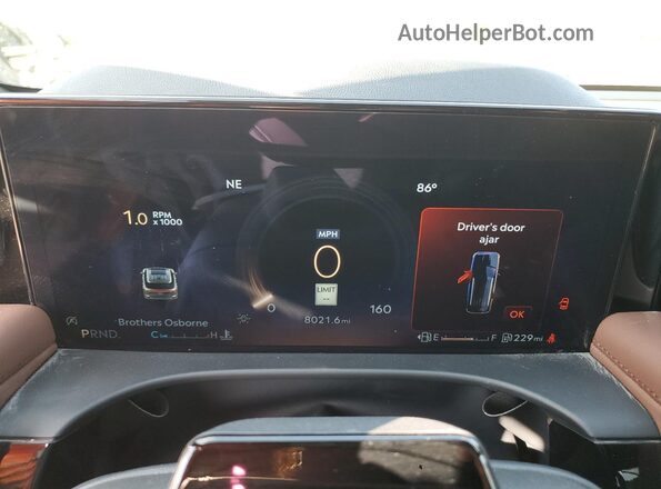 5LM5J7XC0SGL03312 2025 LINCOLN AVIATOR White Instrument cluster view