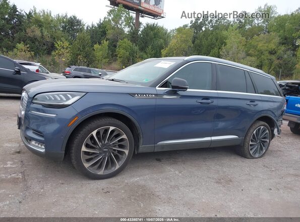 5LM5J7XC1MGL02270 2021 LINCOLN AVIATOR Blue 