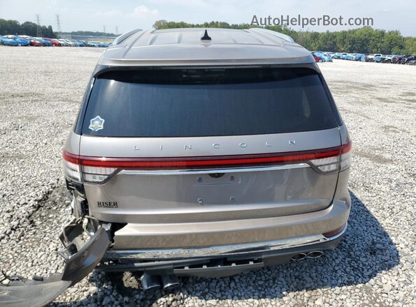 5LM5J7XC2MGL12368 2021 LINCOLN AVIATOR Gold Rear view