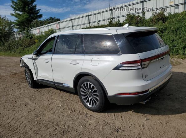 5LM5J7XC3LGL20672 2020 LINCOLN AVIATOR White Trasero izquierdo
