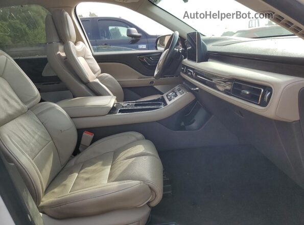 5LM5J7XC3LGL20672 2020 LINCOLN AVIATOR White Vista interior delantera