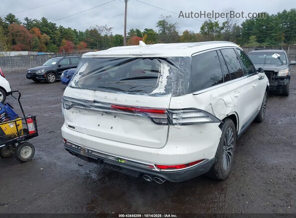 5LM5J7XC4NGL18318 2022 LINCOLN AVIATOR White უკანა მარჯვენა