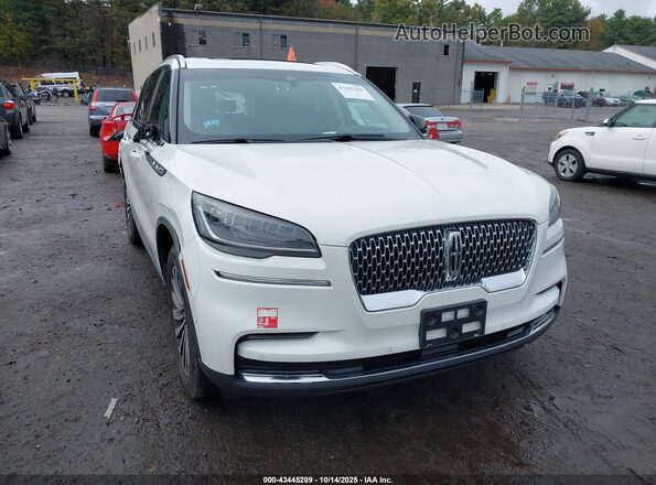 5LM5J7XC4NGL18318 2022 LINCOLN AVIATOR White ხელსაწყოთა პანელის ხედი