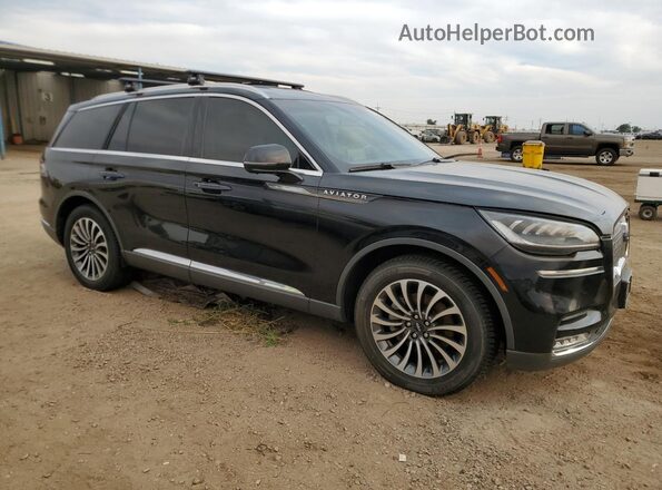 5LM5J7XC5LGL01413 2020 LINCOLN AVIATOR Черный Передняя правая четверть