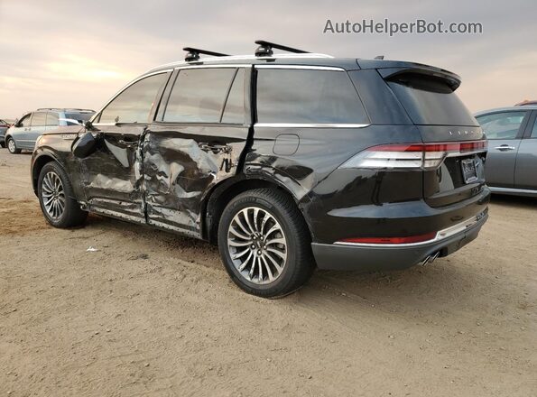 5LM5J7XC5LGL01413 2020 LINCOLN AVIATOR Черный Задняя левая четверть