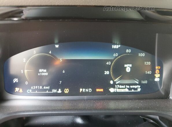 5LM5J7XC5LGL01413 2020 LINCOLN AVIATOR Черный Вид щитка приборов