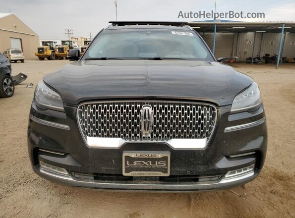 5LM5J7XC5LGL01413 2020 LINCOLN AVIATOR Черный Вид спереди