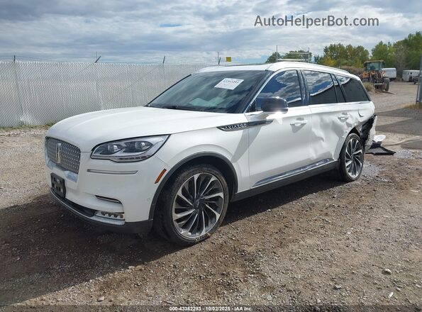 5LM5J7XC9LGL34625 2020 LINCOLN AVIATOR White Vista tres cuartos delantera izquierda