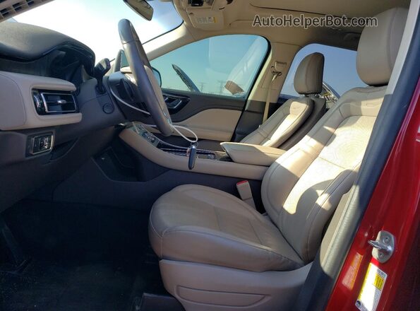 5LM5J7XC9MGL09404 2021 LINCOLN AVIATOR Red Vista interior delantera