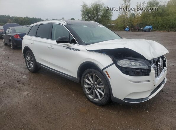 5LMCJ1D95MUL07678 2021 LINCOLN CORSAIR White Delantero derecho