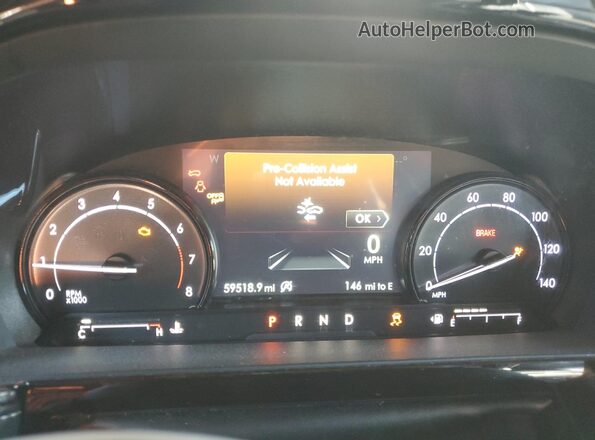 5LMCJ1D97NUL35497 2022 LINCOLN CORSAIR Gray Instrument cluster view