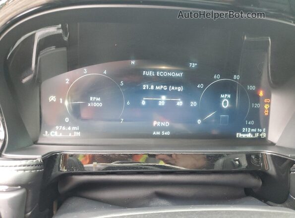 5LMCJ1DA5SUL14797 2025 LINCOLN CORSAIR Black Вид щитка приладів