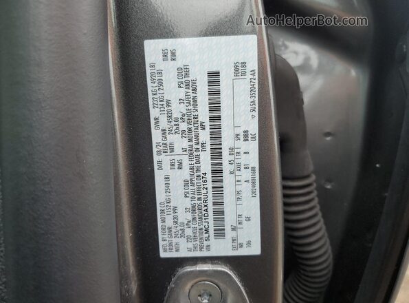 5LMCJ1DAXRUL21674 2024 LINCOLN CORSAIR Gray Vista de la etiqueta del VIN