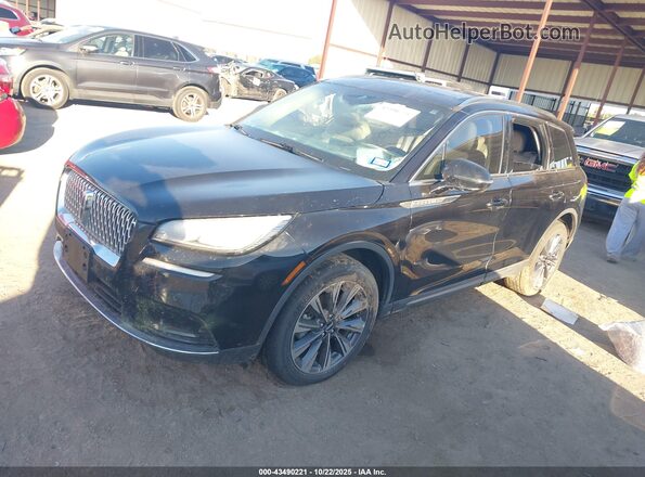 5LMCJ2C92MUL13333 2021 LINCOLN CORSAIR Black წინა მარცხენა ხედი სამი მეოთხედიდან