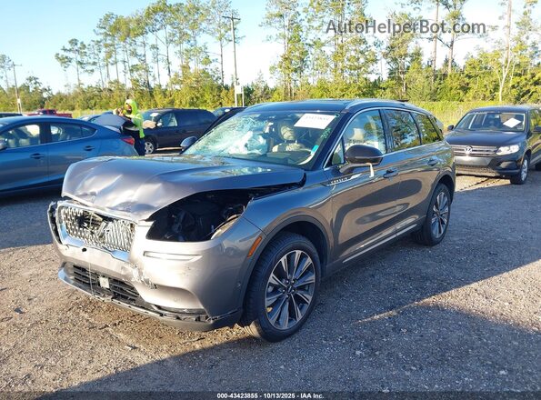 5LMCJ2C98MUL26247 2021 LINCOLN CORSAIR Gray Передня ліва чверть