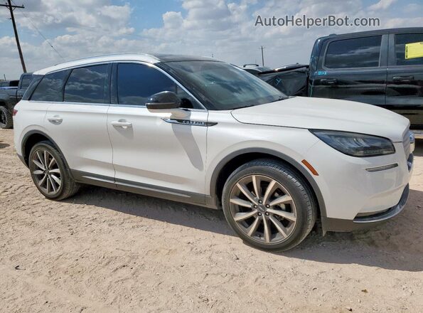 5LMCJ2C9XLUL02059 2020 LINCOLN CORSAIR White Delantero derecho