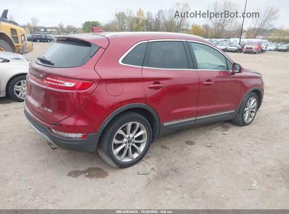 5LMCJ2D98GUJ17870 2016 LINCOLN MKC Красный Задняя правая четверть