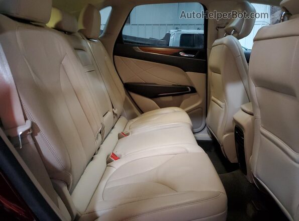 5LMCJ2D9XJUL01280 2018 LINCOLN MKC Burgundy უკანა სალონის ხედი