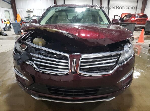 5LMCJ2D9XJUL01280 2018 LINCOLN MKC Burgundy წინა ხედი