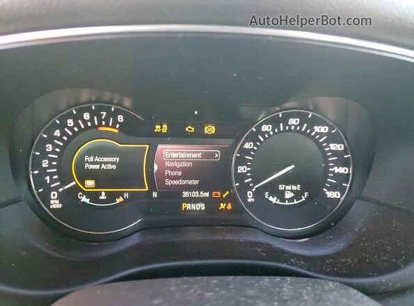 5LMCJ3C90JUL22792 2018 LINCOLN MKC Red Սարքավորումների վահանակի տեսք