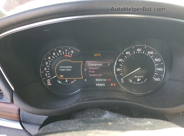 5LMCJ3D90HUL71581 2017 LINCOLN MKC Красный Вид щитка приборов