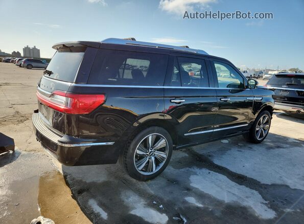 5LMJJ2HT2JEL13852 2018 LINCOLN NAVIGATOR Черный Задняя правая четверть