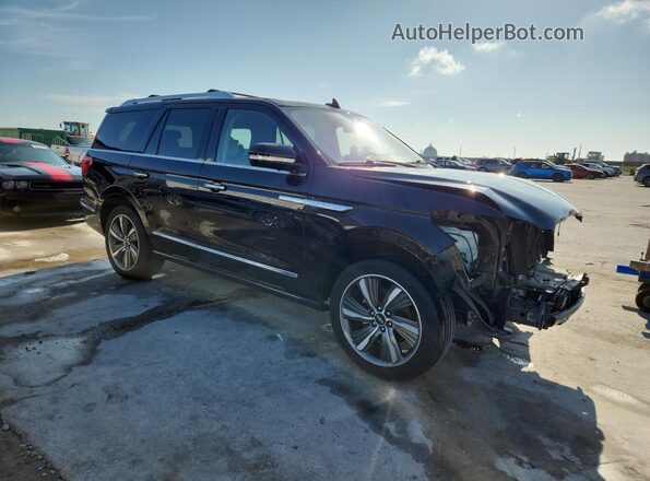 5LMJJ2HT2JEL13852 2018 LINCOLN NAVIGATOR Черный Передняя правая четверть