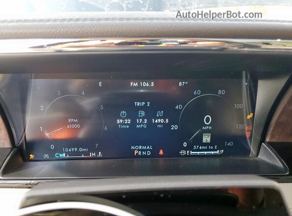5LMJJ2LG8REL05261 2024 LINCOLN NAVIGATOR Blue Սարքավորումների վահանակի տեսք